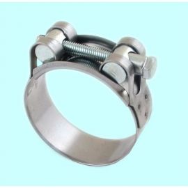 Ленточный винтовой хомут CNIC 60-63/22 мм, М6x60 мм, W2 нержавеющая сталь 26В6063 52613 