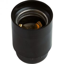 Патрон FERON Lh81 Е27, 250v, карболит, латунь, черный, размер 38x58 мм, 41040 