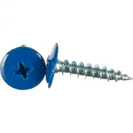 Прессшайба Качественный КРЕПЕЖ 4.2х19 мм, синяя RAL 5005, острая, 250 шт 0301103 КЧ 