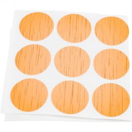 Заглушка Tech-Krep самоклейка 18 мм бук 24 шт. пакет 148100 