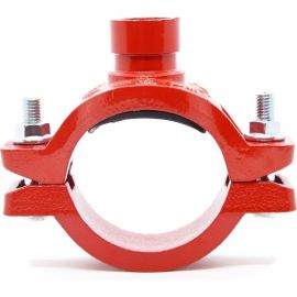 Муфтовый хомут GROOVEX седёлка 64 мм, 4""x1 1/2"" - 108x48 мм XM10848 