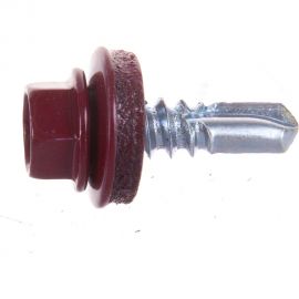 Кровельный саморез, красное вино Крепежная техника 5,5х19 RAL 3005 300шт 420314 БК 