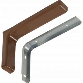 Кронштейн с декоративными накладками MFK-TORG коричневый L=240мм К-91 