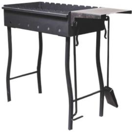 Мангал ООО Агростройлидер ASL Premium в сборе, с совком и кочергой, 600x340x600x1.5 мм САД-16.05 