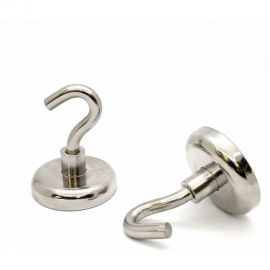 Магнитный крючок ПРОФ-МАГНИТ Е36, сцепление 41 кг, 2 шт. PMYP-Е-36 