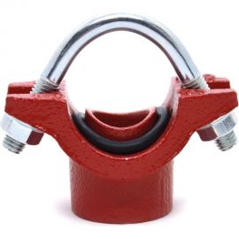 Резьбовой хомут GROOVEX седелка с U-образной скобой 24мм 1"x3/4" 34x27мм ДУ 25x20мм XPC3427 