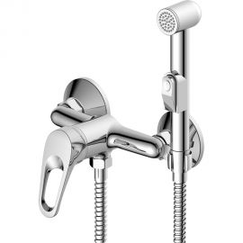 Одноручный смеситель с гигиеническим душем Decoroom DR21058 