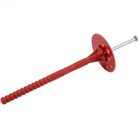 Дюбель для теплоизоляции Tech-Krep с металлическим гвоздём, 10x180 мм, 250 шт. 150053 