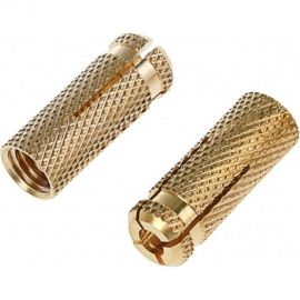 Забиваемый анкер крепежная техника цанга, м6, латунь 10 шт. 19360 