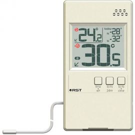 Оконный термометр RST, дом-улица, слоновая кость ivory RST01591 