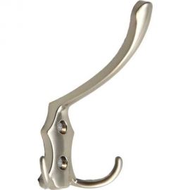 Мебельный крючок ТУНДРА KM301SN, трёхрожковый, цвет матовый никель 1866163 