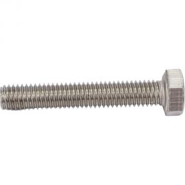 Болт с шестигранной головкой ВИРТУОЗ 5x30 мм, DIN 933, нержавеющая сталь А2, 4 шт. 35800 