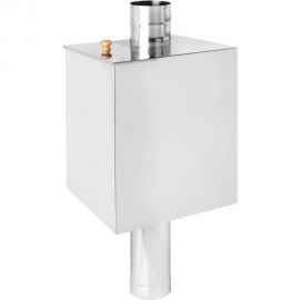 Бак на трубе 120 мм Везувий 80 л, прямоугольный, AISI 439 ВЗ12582 