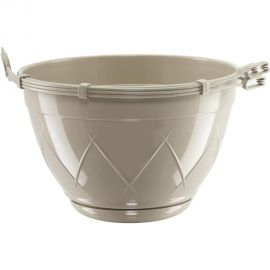 Горшок SANTINO Лилия подвесная 1.5 л, 17х10 см, песочный 049174 