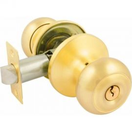 Межкомнатная защелка НОРА-М NEW мат. зол. Н-01 ключ/фикс. 15711 