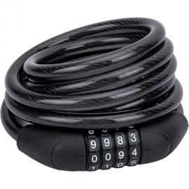 Противоугонный замок JOY KIE GK102.705A (1800 мм; трос 10 мм; в оплетке; кодовый; черный) HQ-0004225 