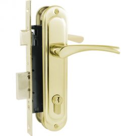 Врезной замок НОРА-М EW 710-70 мм золото 16984 