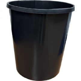 Литое ведро Осколпласт 19 л, черное К19Ч 