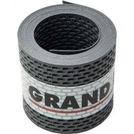 Вентиляционная карнизная лента Grand Line серая, 100x5000 мм 475536 