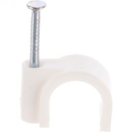 Крепежная скоба Navigator круглая d12 с гвоздем NCR-12-50 50 шт. 71072 