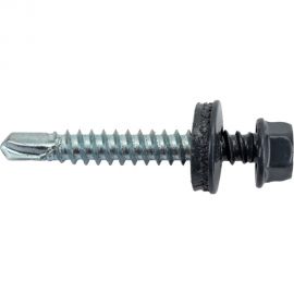 Самосверлящий винт HARDWEX ТМ HWX7-W-P9-5.5x38 мм, св. №3, RAL 7024, 150 шт. 5190000240294 