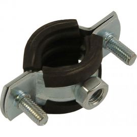 Хомут с гайкой Невский Крепеж оцинк. с резин. уплотн. 3/4" 25-28 мм 818789 