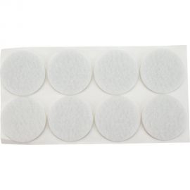 Самоклеящиеся накладки-протекторы для мебели Рыжий кот 8 шт., 35 мм, белый 105207 