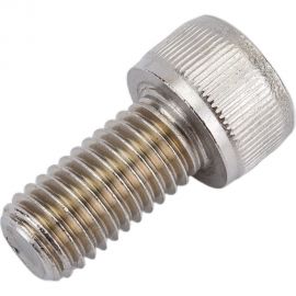 Нержавеющий винт с цилиндрической головкой KREPFIELD M10x20 мм, DIN 912, А2, внутренний шестигранник, полная резьба, 10 шт. 912A2ВИНТПР10Х20-10 