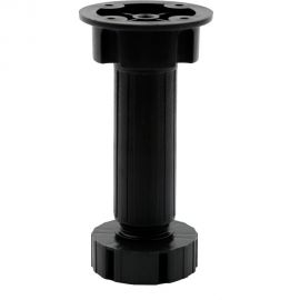 Регулируемая опора для корпоративной мебели Lemax PROF черный, 120 мм FL12B 