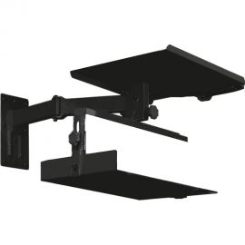 Полка для ТВ/видео Amig черная 400 NE 