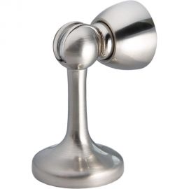 Дверной ограничитель MORELLI MDS-3 SN магнитный, цвет - белый никель 9011024 