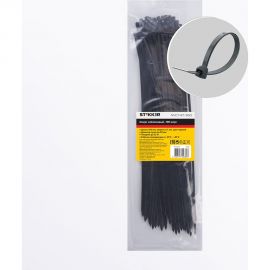 Хомут STEKKER NYCT47-350 нейлоновый 4.7x350 мм, 90 мм, нагрузка 22 кг, черный, 100 шт в упак 32790 