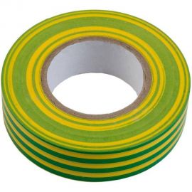 Изолента General Lighting Systems ПВХ GIT-15-19-20-YG 0,15х19мм, 20м, желто-зеленая 1/10/200 475032 
