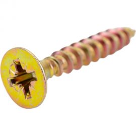 Шуруп VIPкрепеж жёлтый цинк 300 шт 41379 VIP 