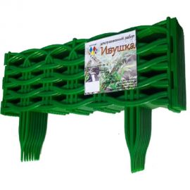 Декоративный забор Дачная мозаика "Ивушка" зелёный 15005 