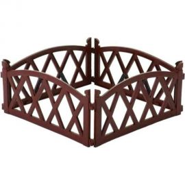 Садовое ограждение МАСТЕРСАД Арка коричневое АРК-корич 