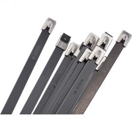 Стальные стяжки FORTISFLEX СКС-П 304 7,9х400 10шт. 78734 