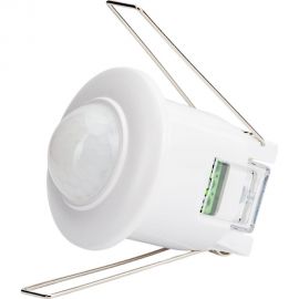 Датчик движения TDM ДДТ-02 40мм, 800Вт, 10-900с, 6м, 3+лк, 120 сбоку+360 сверху градусов, IP20 SQ0324-0026 