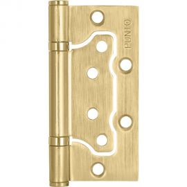 Универсальная петля без врезки PUNTO 200-2B 100x2,5 SB мат. золото 35493 