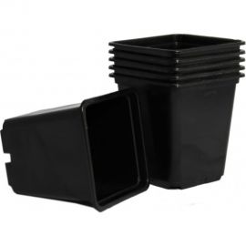 Набор горшков для рассады Ангора 6 шт., по 0.5 л, черный А5532чр 