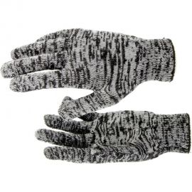 Перчатки Россия трикотажные, меланж, 10 класс 67788 