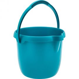 Пластмассовое круглое ведро PALISAD Home 12 л, бирюзовое 929575 