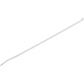Нейлоновая неоткрывающаяся стяжка NIKOMAX 300х3,5мм, белая, уп-ка 100шт. NMC-CTN300-35-SL-WT-100 