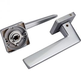 Ручка дверная ЦАМ матовый хром Вантаж V44L-2 