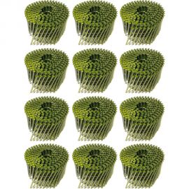 Барабанные гвозди Кордленд 3000 шт. (12 кассет по 250 шт.) O 3,1 мм, длина 70 мм, O шляпки 7 мм, гладкие GVB-00039.12 