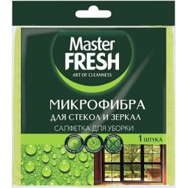 Салфетка для стекол MASTER FRESH 30x30 см, микрофибра 218344 