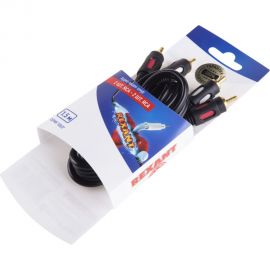 Кабель REXANT 2RCA - 2RCA 1.5 м, Gold 06-3043 