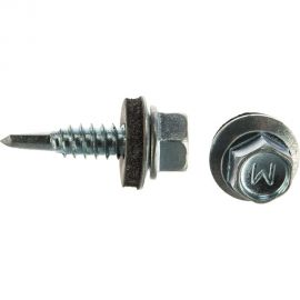 Кровельный саморез Качественный КРЕПЕЖ цинк, 6.3х25 мм, 110 шт 0500193 КЧ 