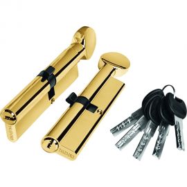 Цилиндр PALIDORE 110PB 60/50С ключ/завертка, золото 98760907 