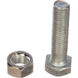 Болт с ш/г полная резьба Качественный КРЕПЕЖ набор DIN 933 12х50 10 шт 0301079 КЧ 